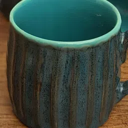 Clay Karma Set Of 6 Textured Ceramic Dishwasher Safe Cups-image-27