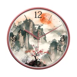 RANDOM Grey & White Printed Contemporary Wall Clock-image-13