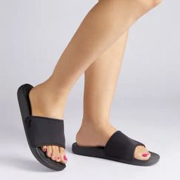 Neemans Men's Coal Black Slides-79