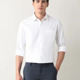 Arrow White Cotton Slim Fit Shirt-picture-44