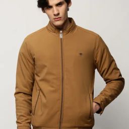 SHOWOFF Khaki Slim Fit Jacket-image-17