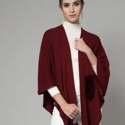 Mafadeny Maroon Poncho-image-20