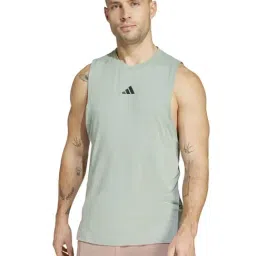 Adidas Green Slim Fit Tank Tee-image-86