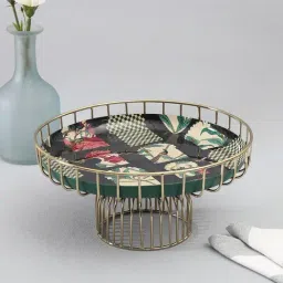 India Circus by Krsnaa Mehta Signature Windows Printed Black Iron Cake Stand-picture-30