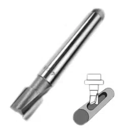 Indian Tools Short Series Type D Taper Shank Slot Milling Cutter (Dia 6 mm, MT No.1)-image-10