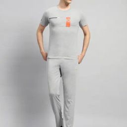 Monte Carlo Grey Regular Fit Printed Co-Ord Set-image-41