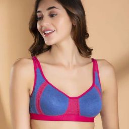 Clovia Blue Non Wired Non Padded T-Shirt Bra-image-114