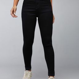 DOLCE CRUDO Women Slim Fit High-Rise Stretchable Jeans-picture-19
