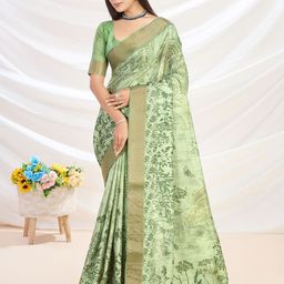 KALINI Floral Silk Blend Saree-image-89