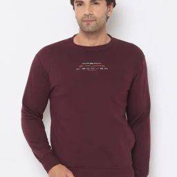 Duke Maroon Regular fit Printed Sweatshirt-picture-18