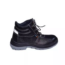HIGHLITE Steel Toe Safety Shoes Double Density PU Sole Black UK 11, HL-1009 DD-image-34