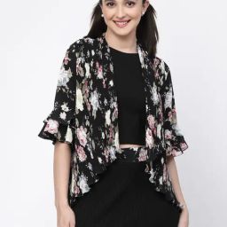 Lela Black Printed Shrug-picture-35