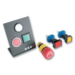 EAO CONTACT BLOCK, 2NO SILVER, 61-8420.12-48