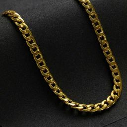 Bold by Priyaasi Gold-Plated Curb Chain for Men-image-56