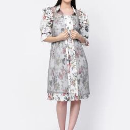 Lela Grey Printed Long Shrug-picture-21
