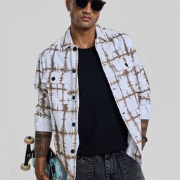 Snitch Men Tie and Dye Jacket-image-70
