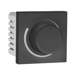 Legrand Rotary Dimmer Allzy 500 W 2 Module Matt Black, 6812 44 Pack of 10 Pcs)-11