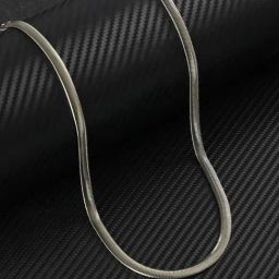 Bold by Priyaasi Sleek Silver-Plated Snake Chain Necklace for Men-image-12