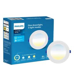 Philips Polycarbonate Starfit 7W Round 3in 1 JB LED Light-image-2