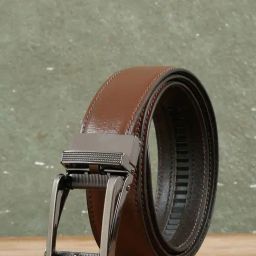 Teakwood Leathers Brown Textured Belt-image-85