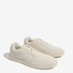 SOLEPLAY by Westside Off-White Perforated Lace-Up Sneakers-image-33