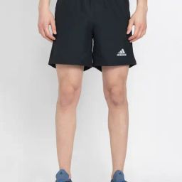 adidas Black Regular Fit Sports Shorts-image-19