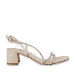 Ginger by Lifestyle Women's Cream Back Strap Sandals-image-93