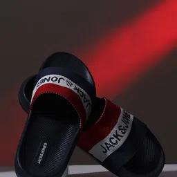 JACK&JONES Navy Blue Knitted Pool Sliders-32