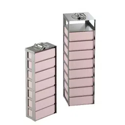 AS ONE Freeze Box Storage Rack 143×143×530 mm, IFL-4R-14