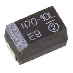 Vishay Tantalum Capacitor Surface Mount 10 V DC 470 µF Capacitance, TR3E477K010C0100 (Pack of 5)-image-72