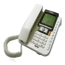 Beetel Landline Phone with Answering Machine Corded White & Black, M71-19