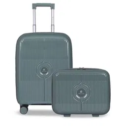 Polo Class Textured Hard-Sided Medium Trolley Bag With Vanity-56