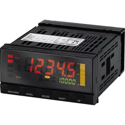 Omron Panel Mounting Load Cell mV Meter 5-Digits Display, K3HB-VLC-EBCD1-AC100-240-6
