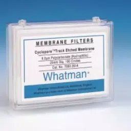 Whatman 47 mm Dia, 8.0uM Pore Size,Cyclopore Polycarbonate Membrane 7060-4714-8
