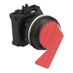 ESBEE Lever Head Selector Actuator 2 Position Non Spring Return Black, EMNCLK1 image 1