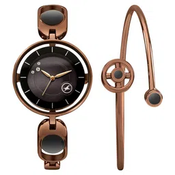 Fastrack Girls Brass Embellished Dial & Bracelet Style Straps Analogue Watch 6237QM02F-image-2