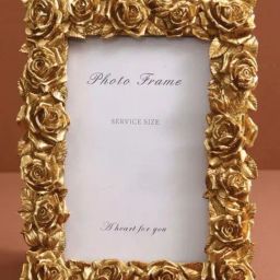Art Street Gold Engineered Wood Swing Fashion Resin Vintage Photo Frame-17