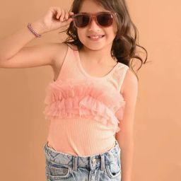 LilPicks Kids Pink Cotton Regular Fit Top-picture-25