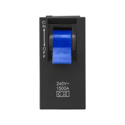 Legrand Modular MCB Allzy 32 Amp 1 Module Matt Black, 6812 61 image 3