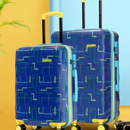 Nasher Miles Denver Set Of 2 Hard-Sided Trolley Suitcases - 120.0 L-52