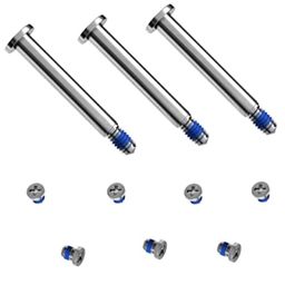 Mac-Axx™ Bottom Rubber Feet(4 Pieces) & Bottom Screws(10 Pieces) Compatible with 15''-inch MacBook Pro, Model No. A1286, Color: Silver image 3