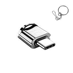 verilux Micro SD Card Reader Mini Type C Card Reader TF Card Reader with Keychain USB C to Micro SD SDHC SDXC OTG Memory Card Reader Compatible with Laptops, MacBook Pro, Galaxy Note 20 S20 image 1