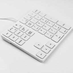 Numeric Keypad 34 Keys (30%) Mini Multifunctional Wired Numpad Portable Keypad White Magicforce by Qisan image 2
