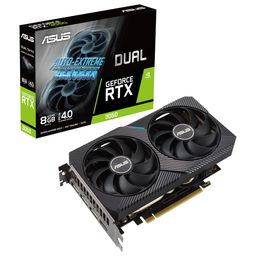ASUS Dual Nvidia Geforce RTX 3050 Gaming Graphics Card (Pcie 4.0, 8Gb Gddr6 Memory, Hdmi 2.1, Displayport 1.4A, 2-Slot Design, Axial-Tech Fan Design, 0Db Technology, and More) - Pci_E_X4 image 1