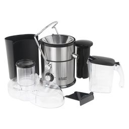 RUSSELL HOBBS RJE1000FA Full Apple Juice Extractor 1000W | FA Juicer with LED (Black/Silver) | Juice Jug of 1l capacity , Detachable pulp collector image 3