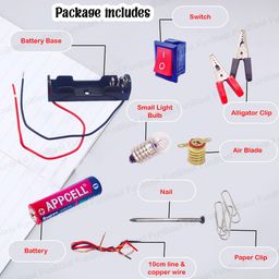 FunBlast Science Experiment Kit – Science Kit for Kids, STEM Kit, Electric Circuit Kit for Students, DIY Science Kit for Students, Science Experiment Kit - Random Color image 3