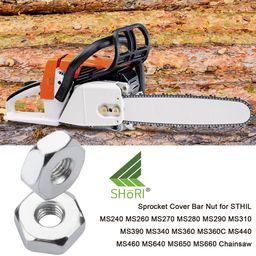 SHoRI Sprocket Cover Bar Nut for STHIL MS240 MS260 MS270 MS280 MS290 MS310 MS390 MS380 MS340 MS360 MS360C MS440 MS460 MS640 MS650 MS660 MS170 MS170C Series Chainsaw Bar Nut Pack of 5 image 5