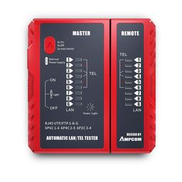 generic OXYTECH LAN/CABLE TESTER FOR RJ 45 & RJ 11 (HQ) MODEL- RED image 1