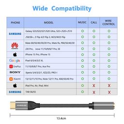 Kinsound USB Type C to 3.5 mm Audio Jack Connector with DAC Headphone Converter Adapter Compatible with iPhone 15 Pro Max/Pro/Plus, Galaxy S23/S22/S21/S20,OnePlus12/11/10/9/,Google Pixel 7/6/5/ image 4