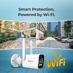 Trueview Smart All Time Color WiFi IP Bullet Camera 3.0 MP CCTV Camera (T18077) image 5